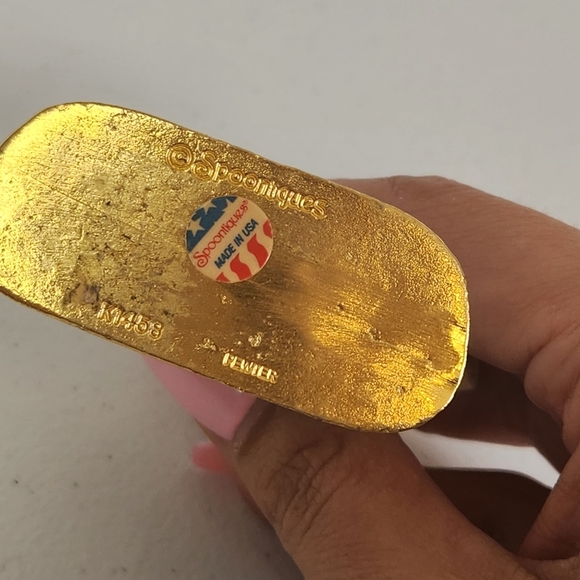 Spoontiques Clown Marching Band Bass Drummer Drum Clock Swarovski Crystal - Picture 6 of 7